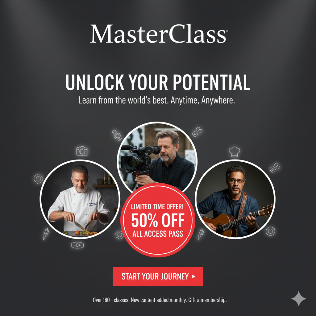 MasterClass: Learning From the World’s Greatest Minds in the Digital Age