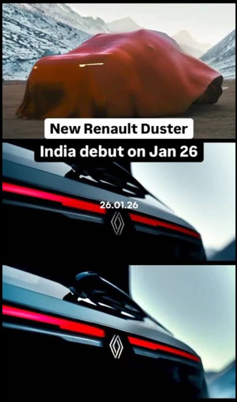 The Icon Returns: India-Spec New Renault Duster Teased Ahead of January 26 Debut