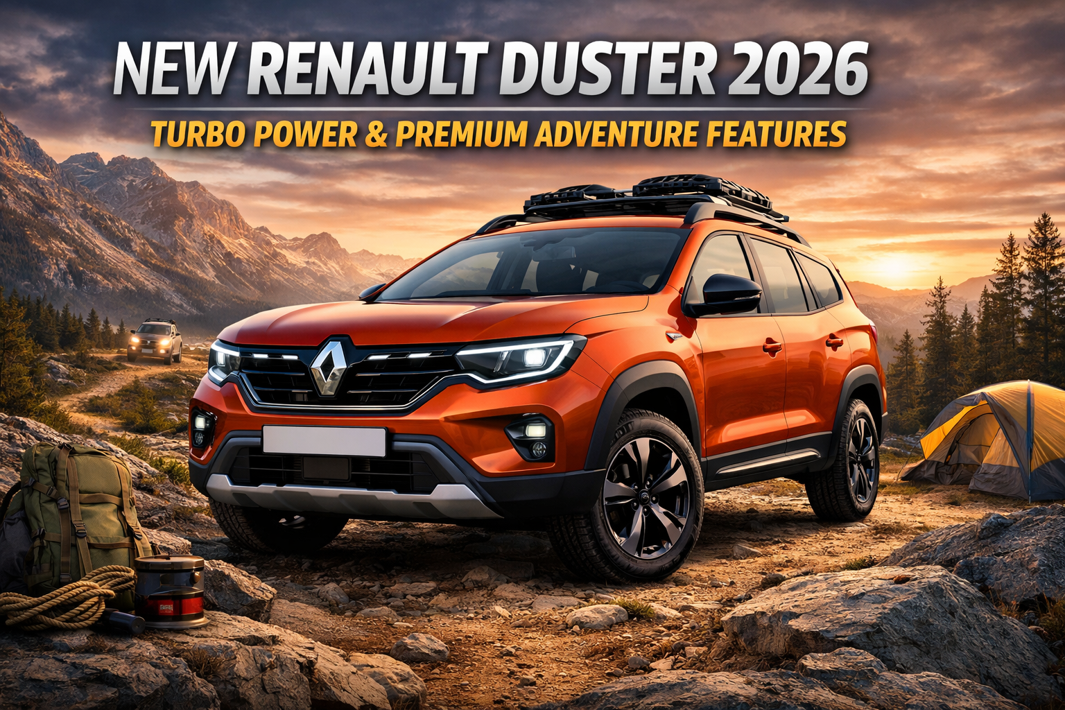 New Renault Duster 2026 Launch: Turbo Petrol Power with Premium Adventure Features